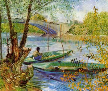 Vincent Van Gogh : Fishing in the Spring, Pont de Clichy